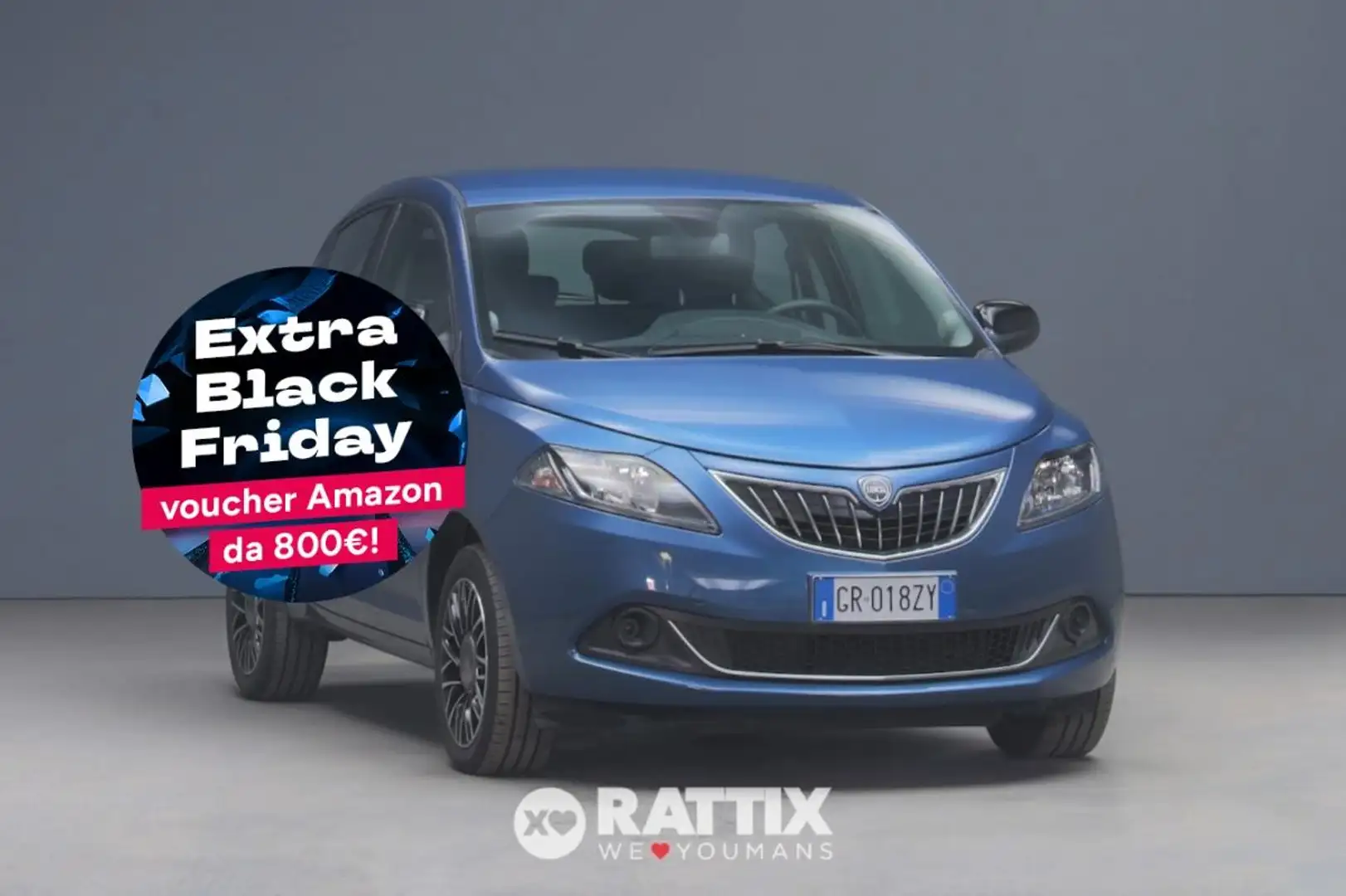 Lancia Ypsilon 1.0 Firefly Hybrid 70CV Platino Blau - 1