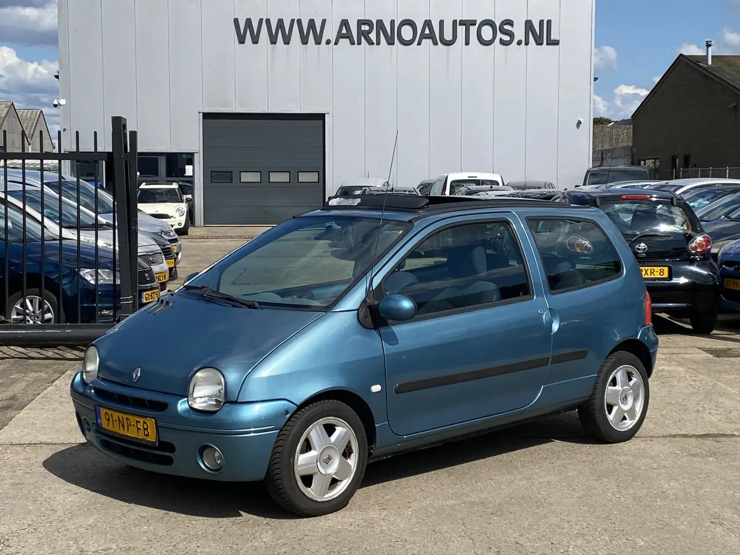 Renault Twingo 1.2 Authentique, APK TOT 19-06-26, ELEK-PANORAMADA Blauw - 1