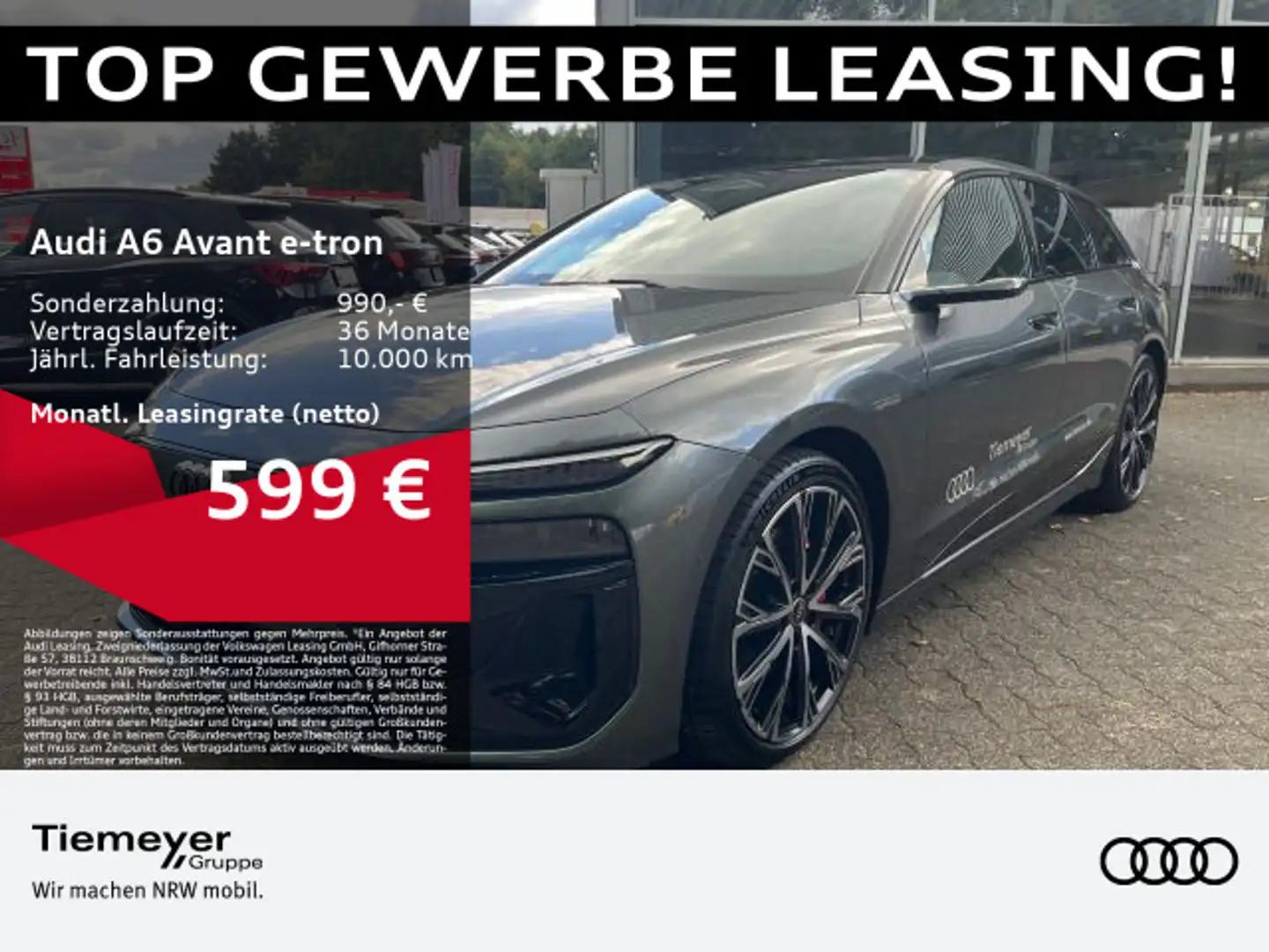 Audi A6 e-tron Avant PERFORMANCE Tech pro KAMERA NAVI Grau - 1