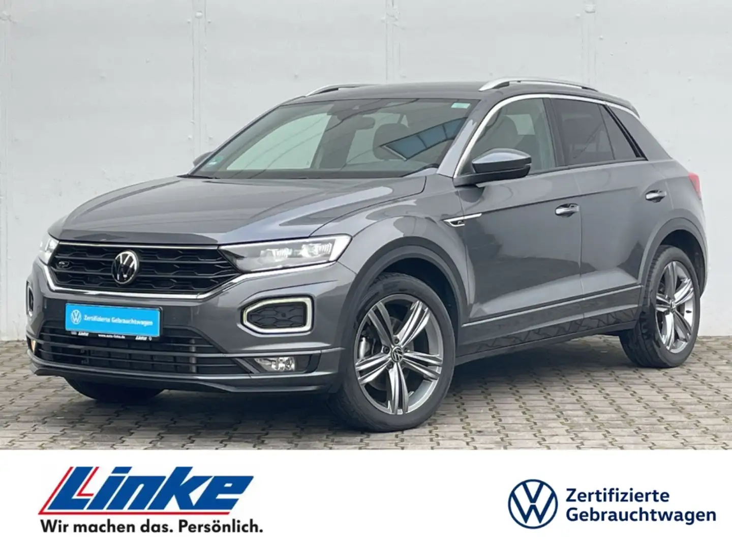 Volkswagen T-Roc 2.0TSI DSG Sport R-Line 4Motion Kamera/LED/ACC/Nav Grigio - 1