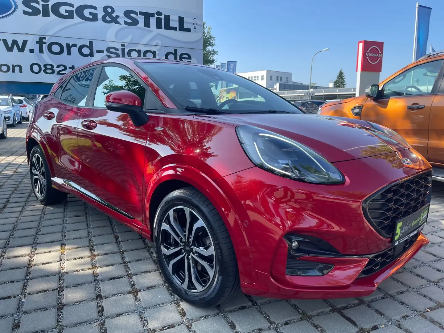 Ford Puma 1.0 ST-Line AT LED*ACC*TWA*NAV*SHZ*CAM*PARK-ASS Roşu - 2