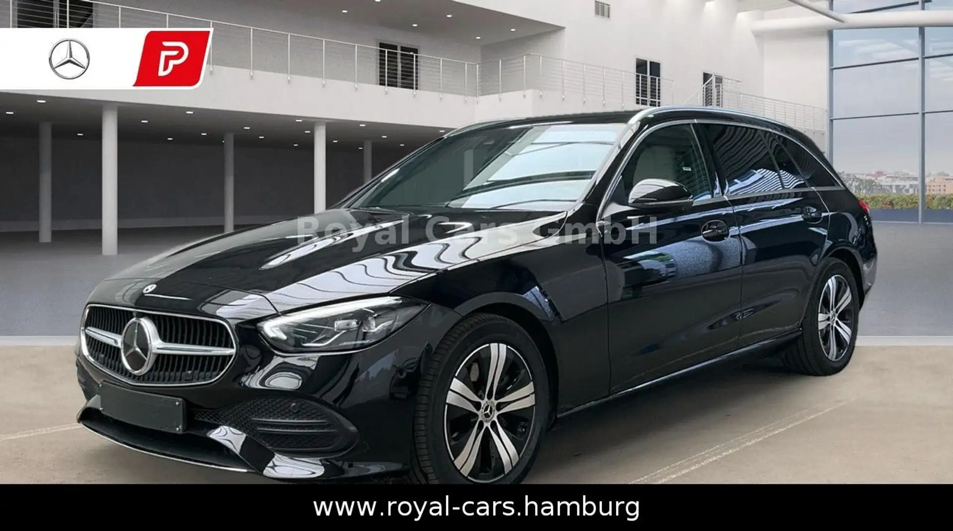 Mercedes-Benz C 220 T d T-Modell NAVI*LED*HEADUP*360*LEDER*AHK Schwarz - 1