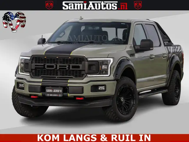 Ford F 150 5.0 V8 4X4 | MAT OLIVE GREEN | BIJTELLING VRIJ | Z