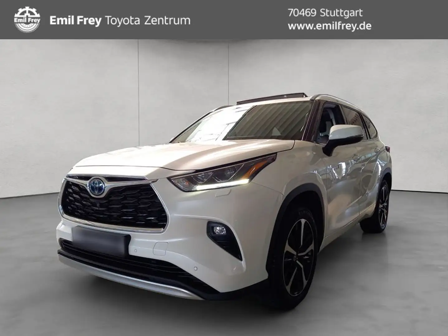 Toyota Highlander 2.5 Hybrid Luxury /AHK/LED/JBL/LEDER Blanc - 1