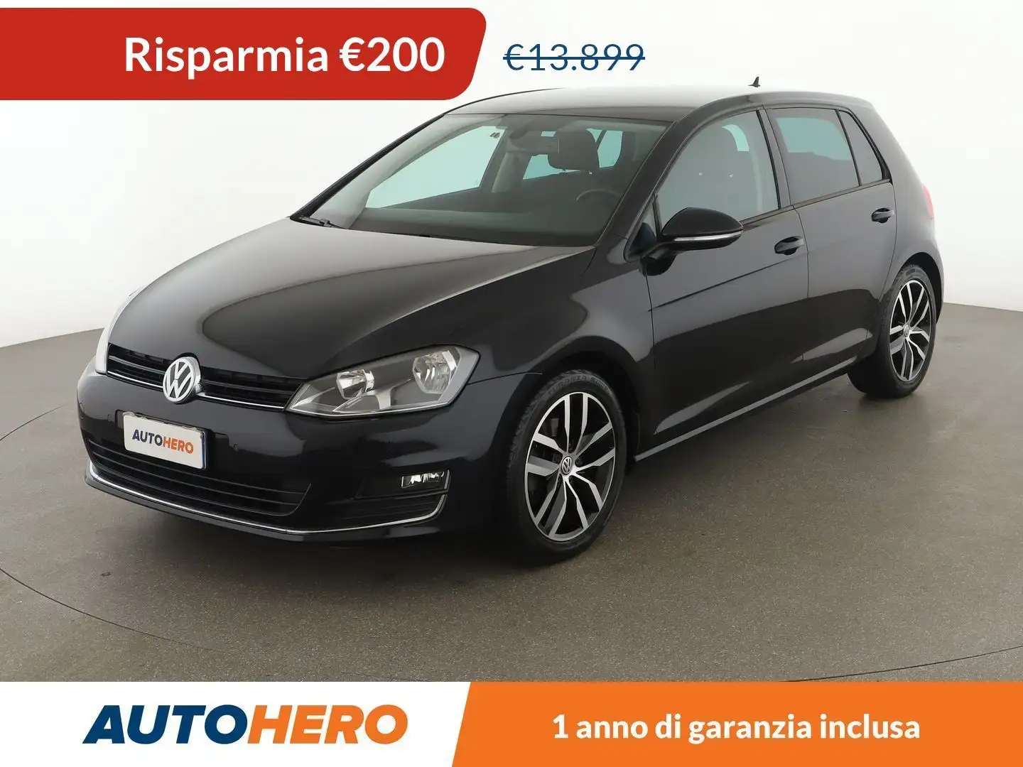 Volkswagen Golf 1.4 TSI Highline 125 CV Nero - 1