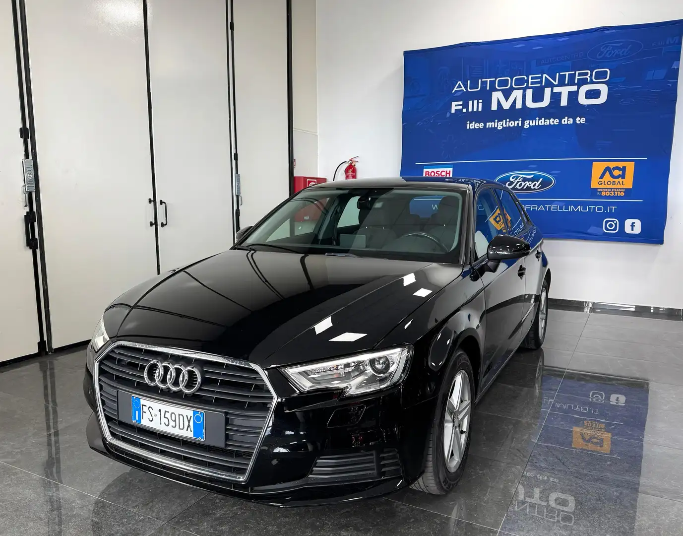 Audi A3 Sportback 1.6 tdi Business 116cv s-tronic Nero - 1
