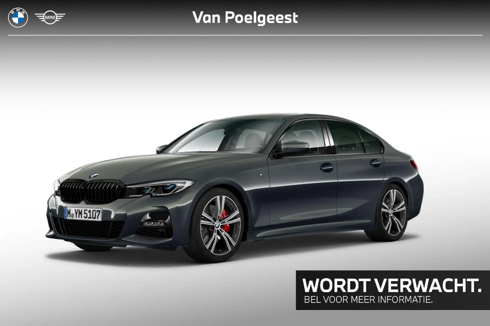 BMW 330 3 Serie Sedan 330i M-Sport High Executive Gris - 1