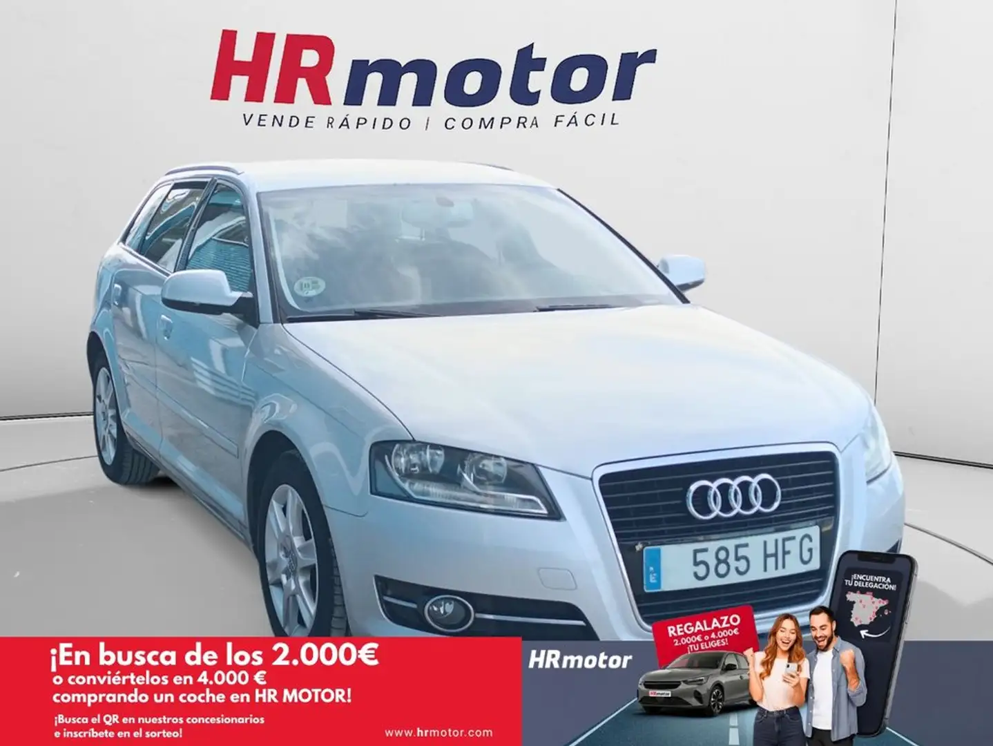 Audi A3 1.6 TDI Attraction Gris - 1
