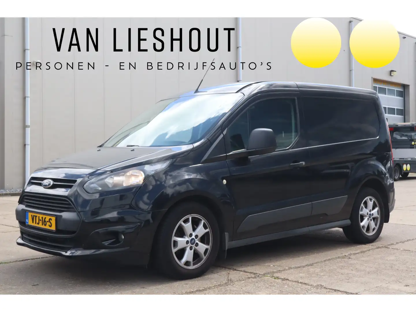 Ford Transit Connect 1.6 EcoBoost 150PK MARGE AUTO!!! *MOTOR PROBLEMEN* Zwart - 1