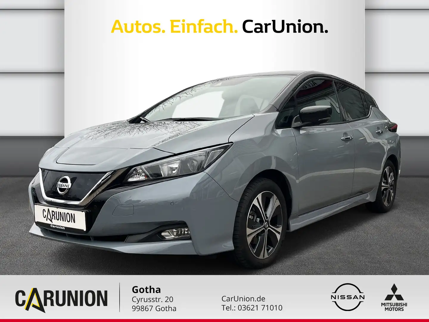 Nissan Leaf 40kWh NAVI/KAMERA/SITZH. Grijs - 1