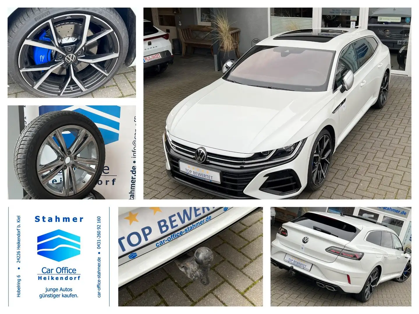 Volkswagen Arteon Shooting Brake R 4M*SchDach*elAHK*Top-Pak Weiß - 1