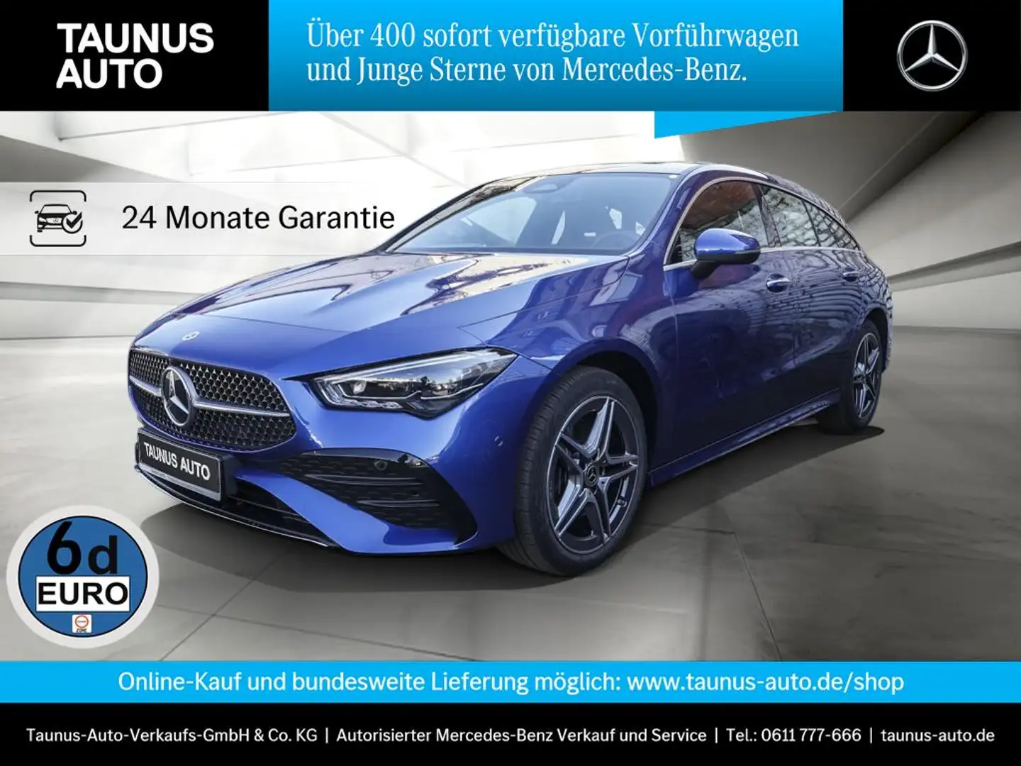 Mercedes-Benz CLA 250 e AMG-LINE PREMIUM PANO BURMESTER 11kW Blau - 1