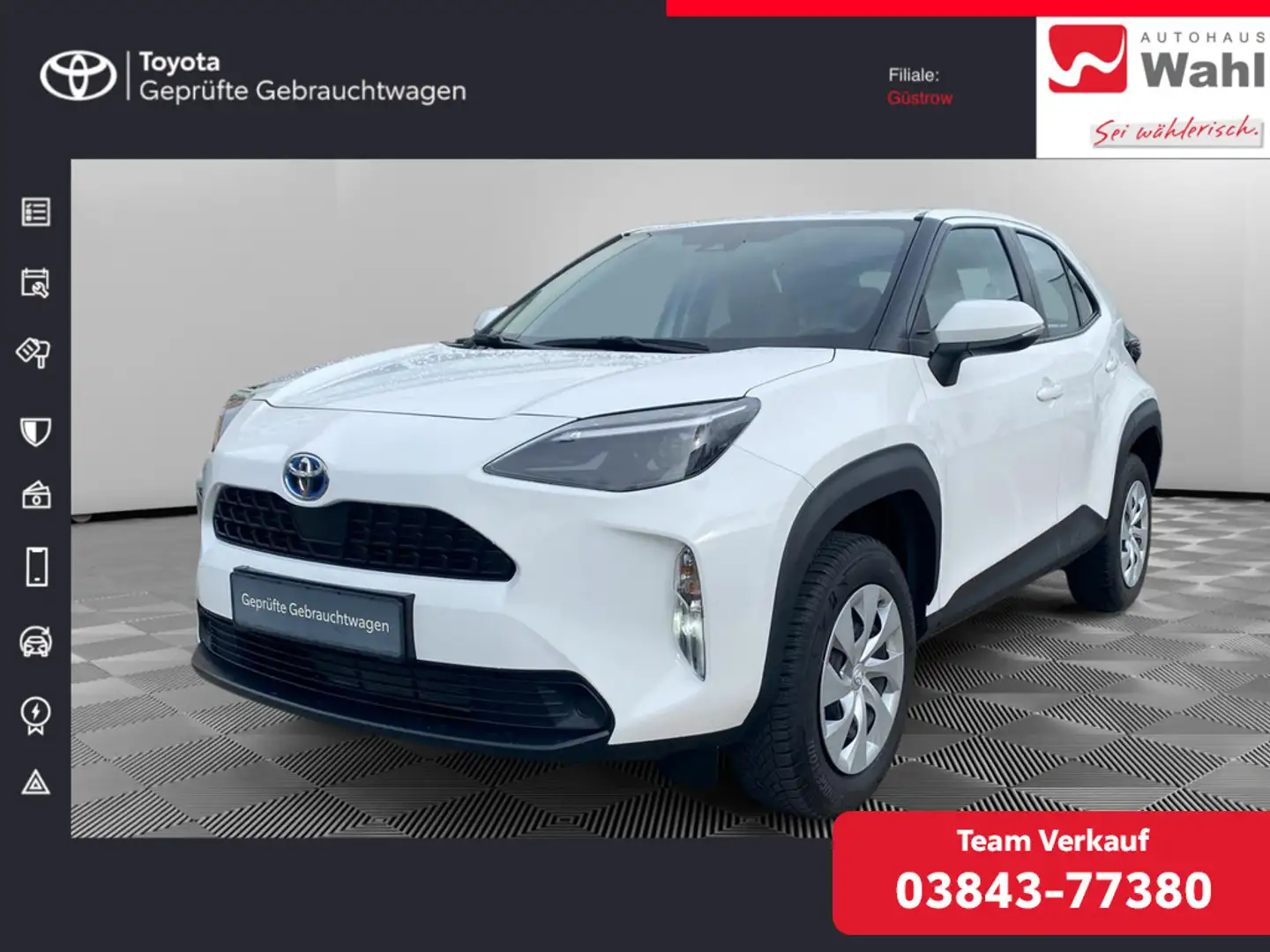 Toyota Yaris Cross 1.5 Hybrid FWD Basis Weiß - 1