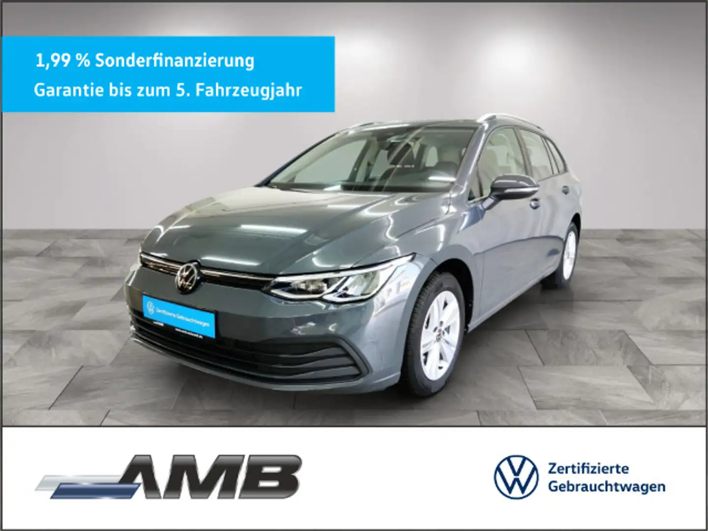 Volkswagen Golf Variant Life 1.5 TSI AHK/Travel/Pano/02.29G Grau - 1