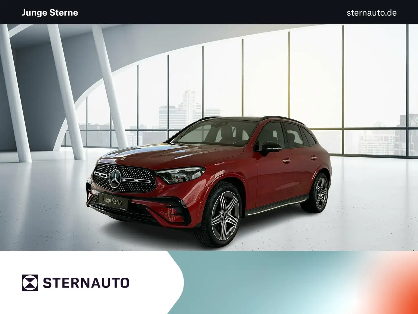 Mercedes-Benz GLC 300 GLC 300 d 4M AMG Line/Pano-Dach/Distronic/Kamera Rot - 1