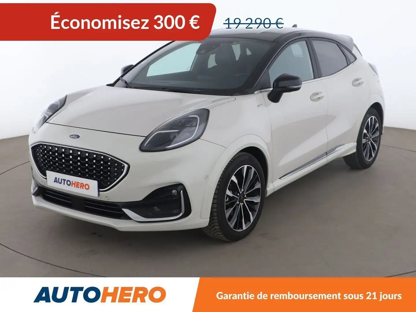 Ford Puma 1.0 EcoBoost Hybrid mHEV ST-Line Vignale BVM6 Beige - 1