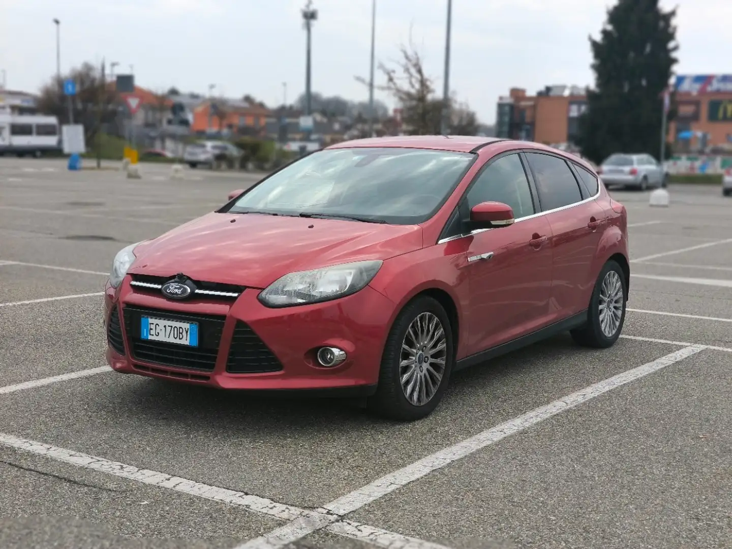 Ford Focus Focus SW 1.6 ecoboost Titanium s Rosso - 2