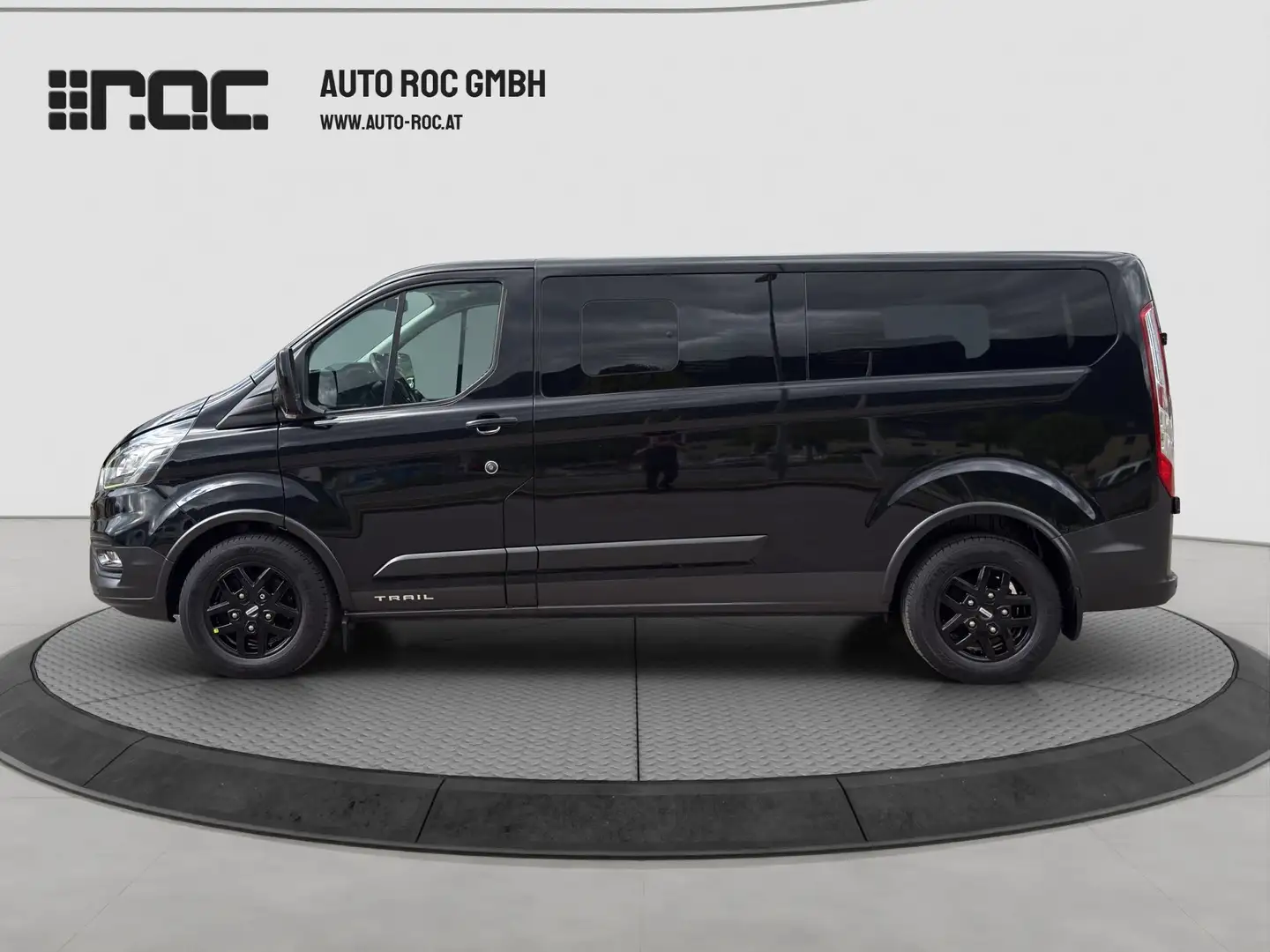 Ford Transit Custom Vario 2.0TDCi 340 L2H1 Trail AHK/Kamera/STH/Leder Schwarz - 2