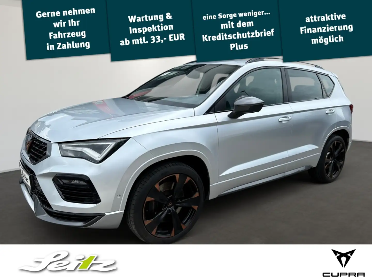 CUPRA Ateca 2.0 TSI 4Drive *AHK*BEATS*PANO*KAMERA* Silber - 1