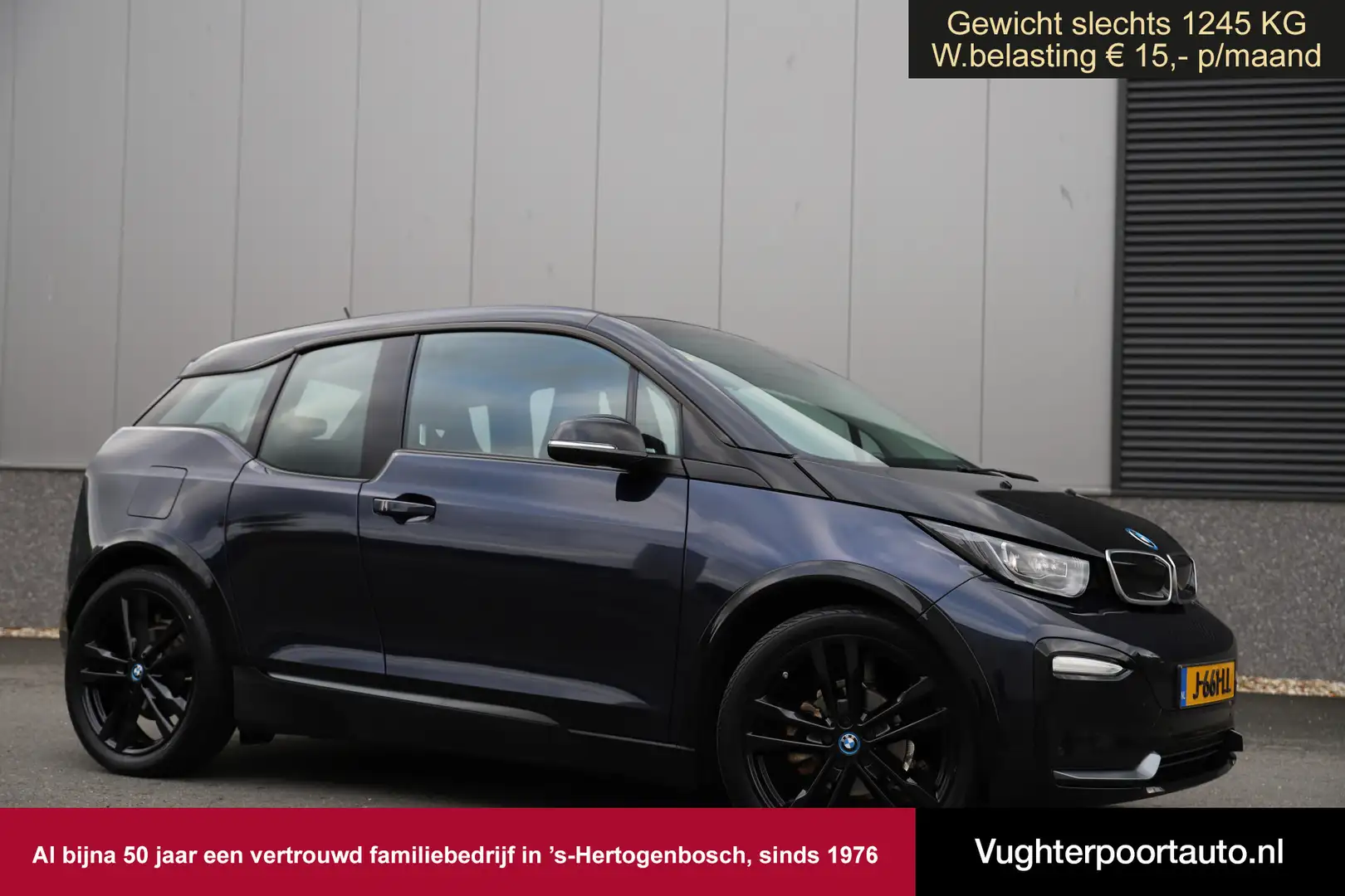 BMW i3 S Executive 184pk/120Ah 42 kWh/Sunroof/2xAdaptive/ Bleu - 1