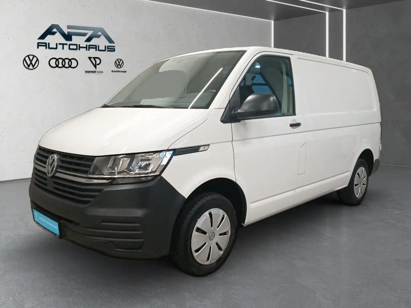 Volkswagen T6 Transporter Kasten 2.0 TDI Klima*AHK*SHZ Blanc - 2