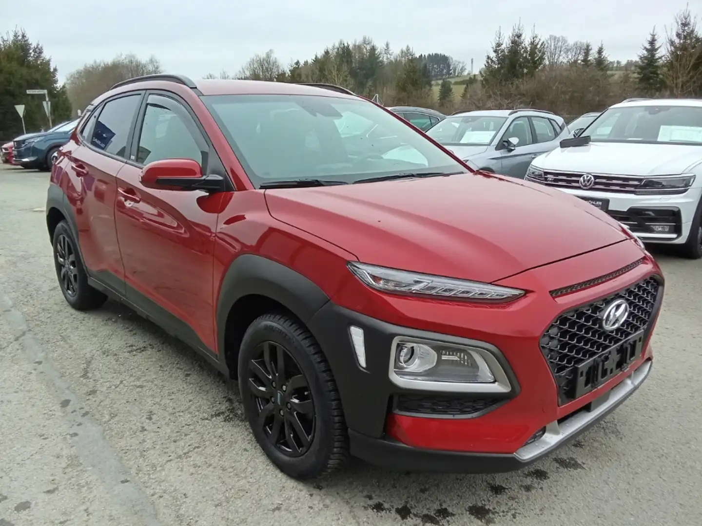 Hyundai KONA YES! 2WD 1.0 T-GDI EU6d-T NAVI KRELL KAMERA Rot - 2