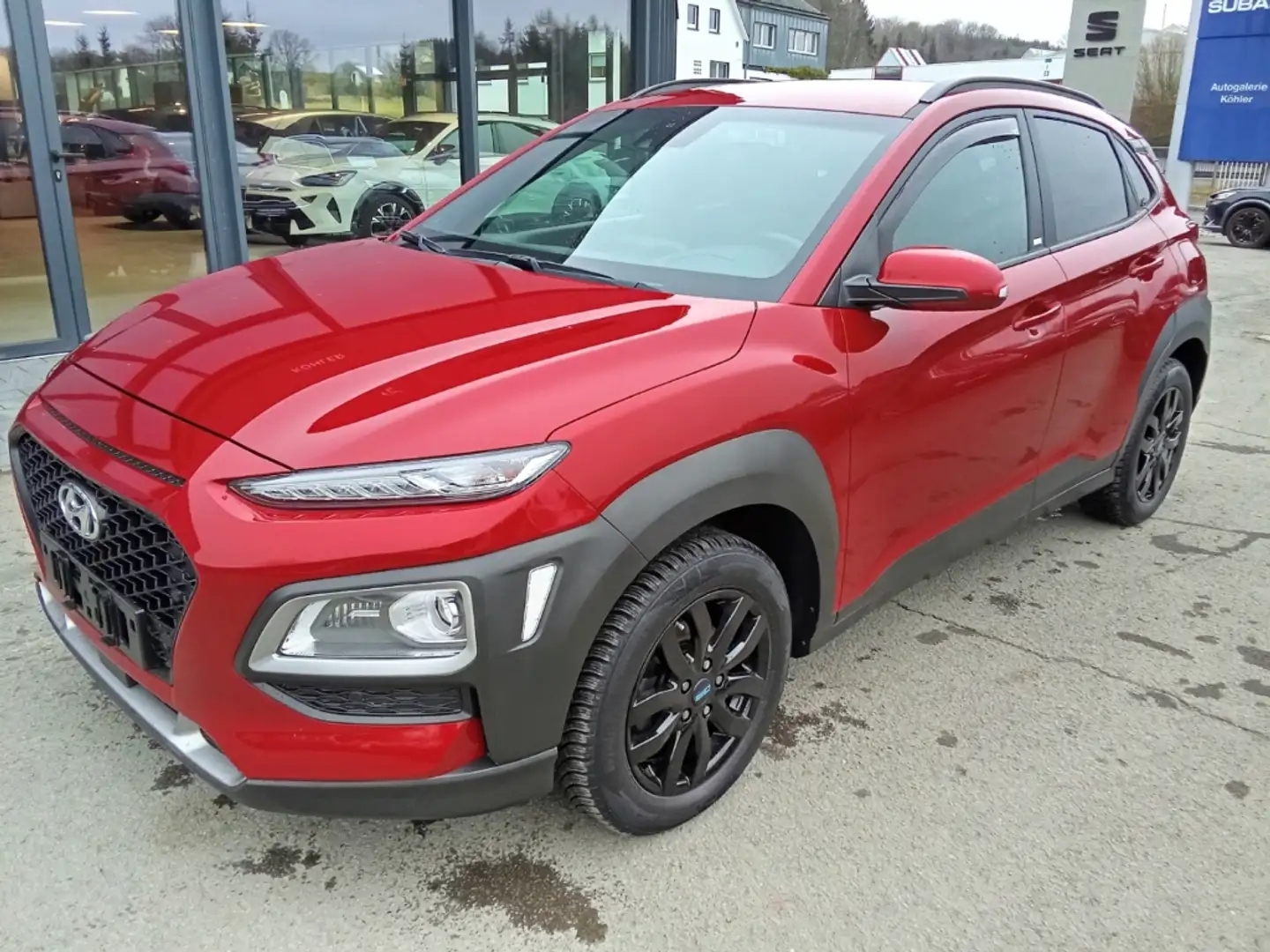 Hyundai KONA YES! 2WD 1.0 T-GDI EU6d-T NAVI KRELL KAMERA Rot - 1