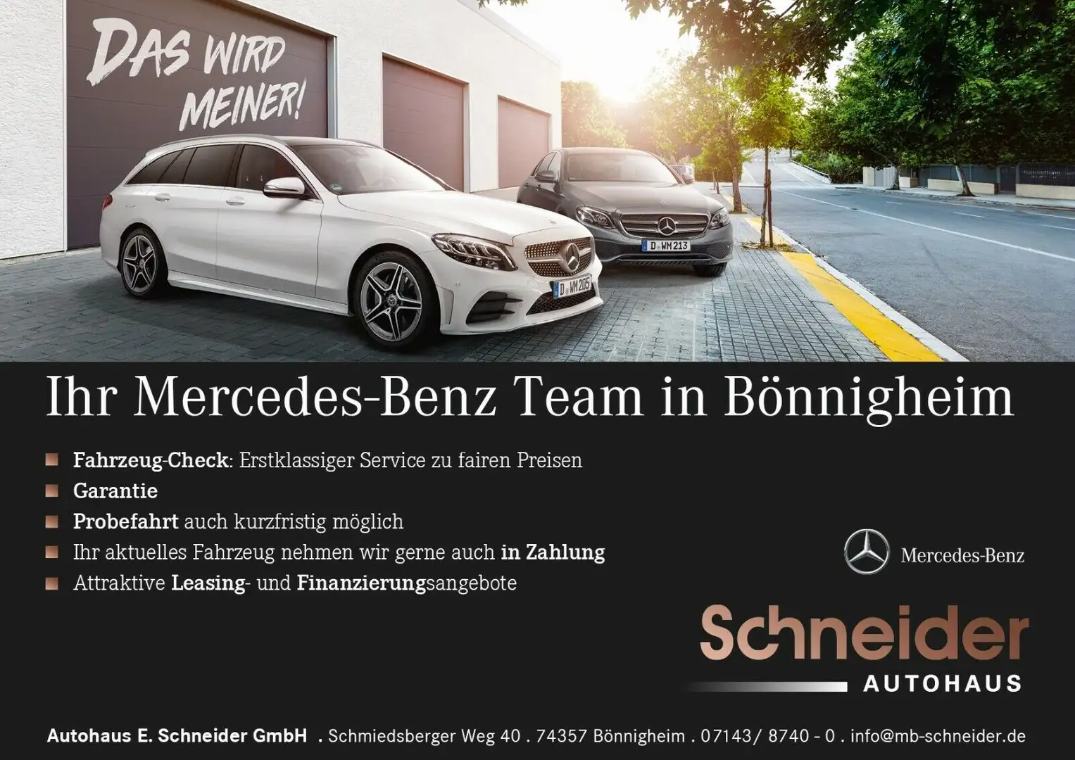 Mercedes-Benz C 180 T Avantgarde / Night / 360° / AHV Gris - 2
