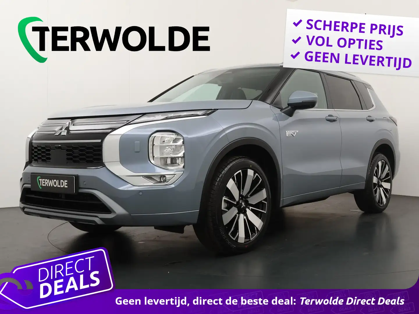 Mitsubishi Outlander 2.4 PHEV Instyle+ | €3.000 Voordeel | Elektrische Gris - 1