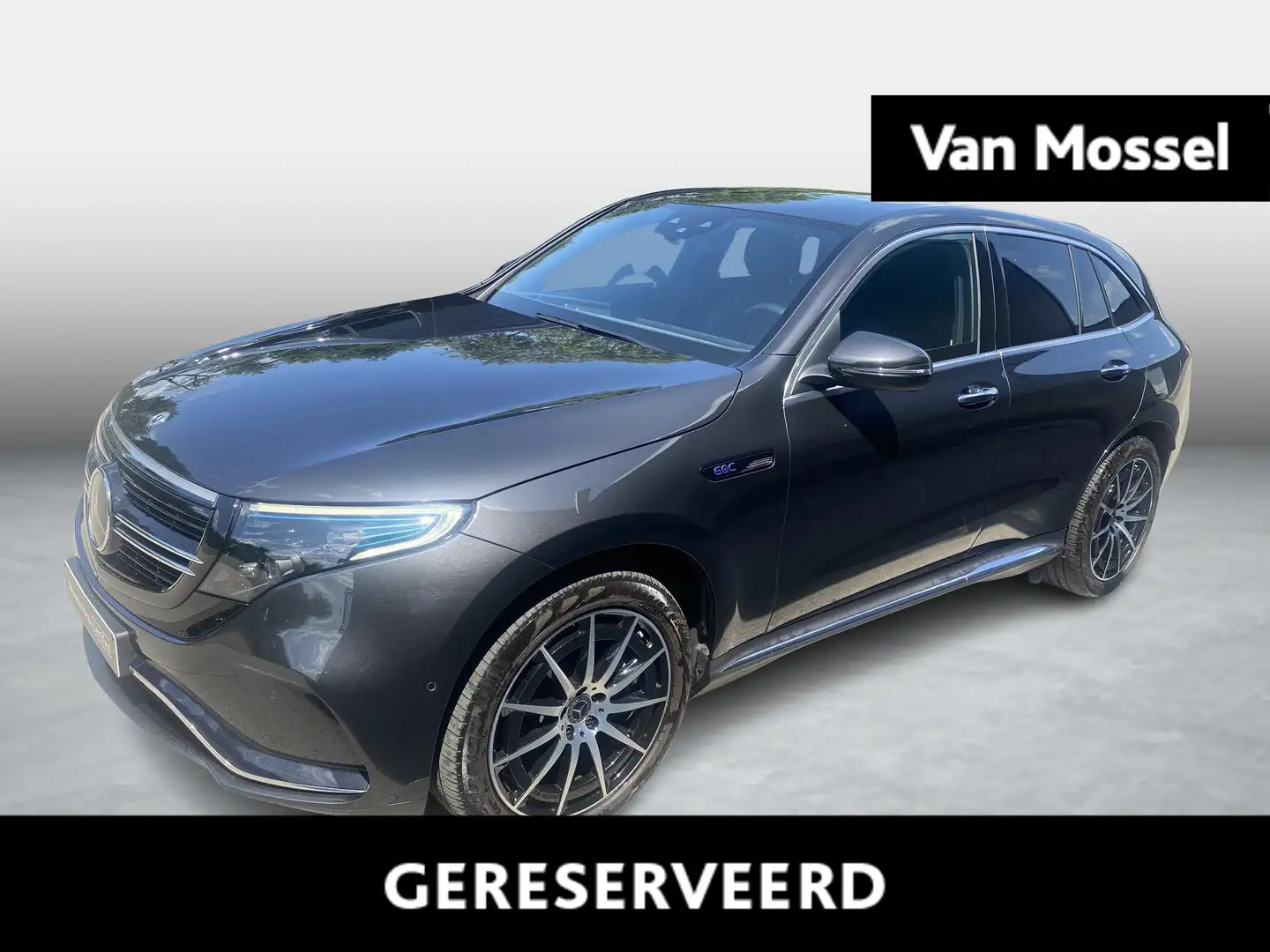 Mercedes-Benz EQC 400 4M AMG LINE + PARKEERSENSOREN + CAMERA + SFEERVERL Szary - 1