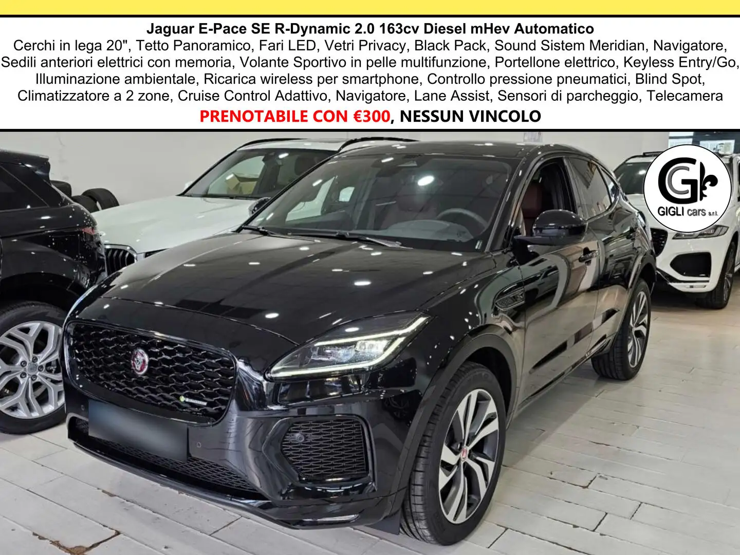 Jaguar E-Pace R-Dynamic SE Navi Camera Tetto C.20" LED BlackPack Nero - 1