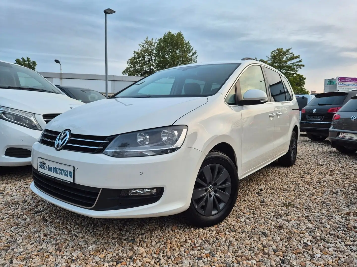 Volkswagen Sharan Comfortline Navi KAM PDC AUTOMATIK Blanco - 1
