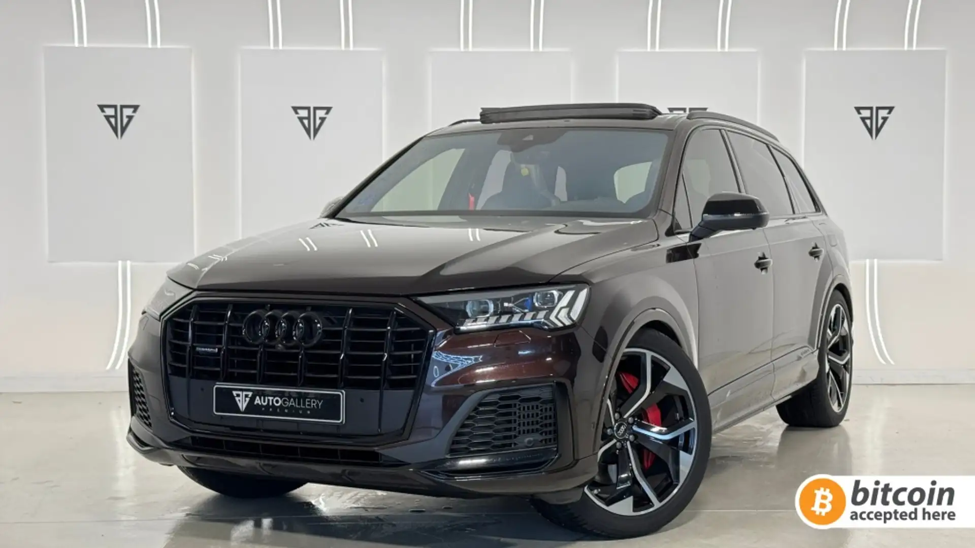 Audi Q7 60 TFSIe S line quattro tiptronic Brun - 1
