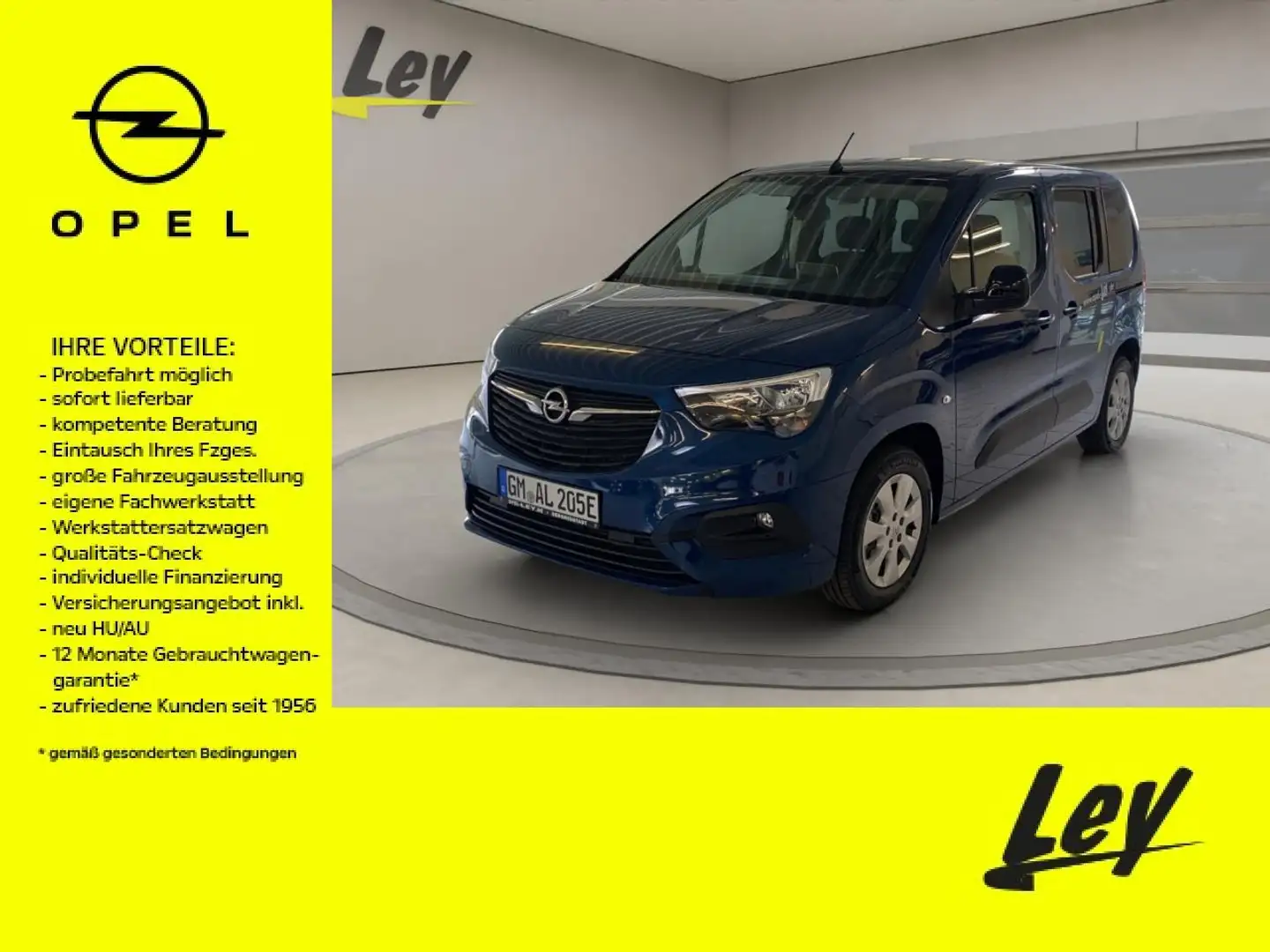 Opel Combo-e Life - e Elegance Azul - 1