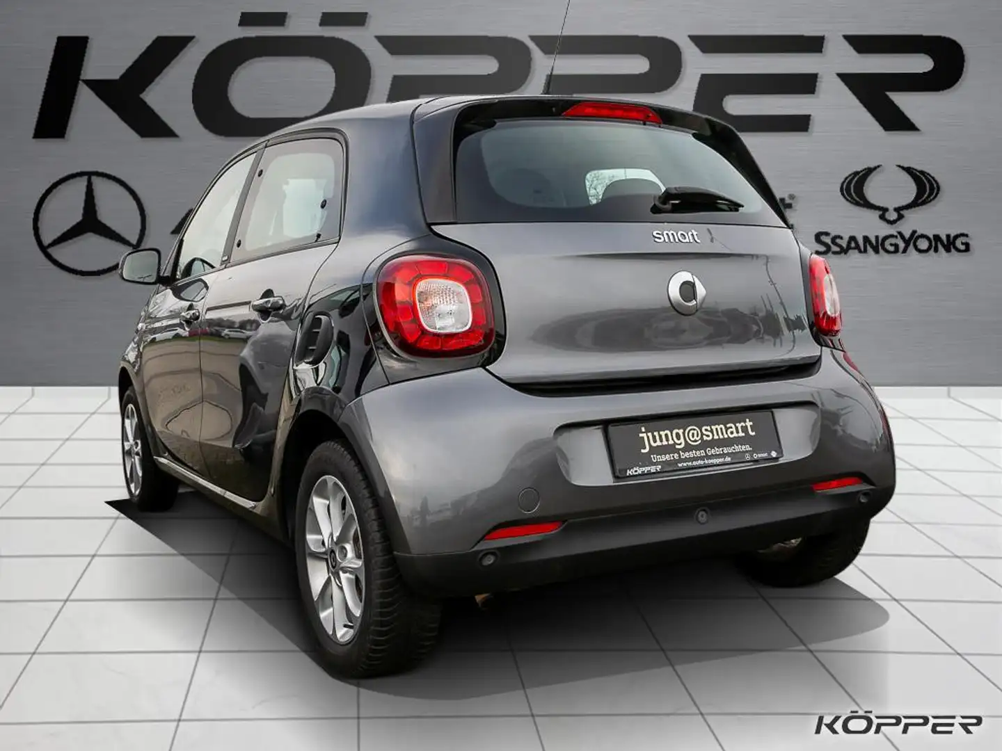 smart forFour 52 kW PASSION LAST ONE Klima BC Faltdach Grau - 2
