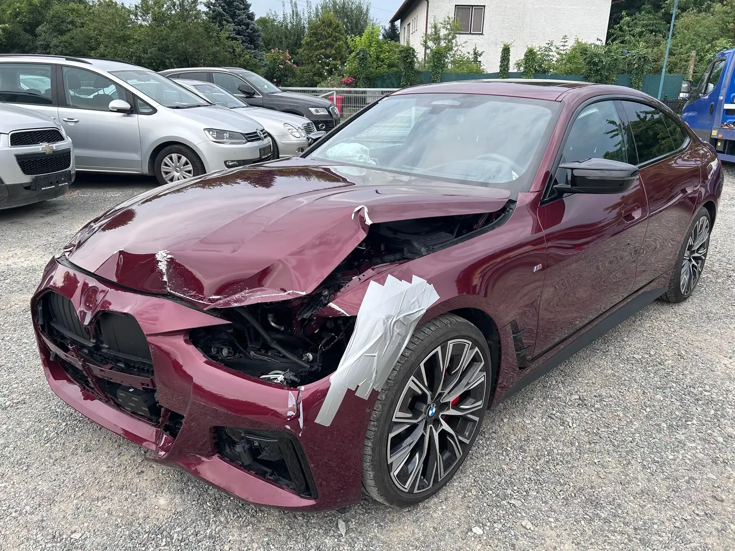 BMW 440 Mi xDrive M-Paket Leder Navi Laser Individual Rood - 1