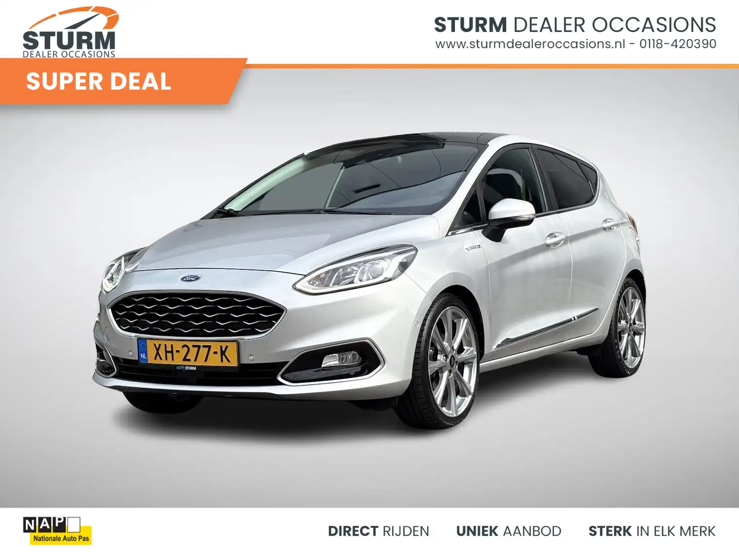 Ford Fiesta 1.0 EcoBoost Vignale NL-Auto, Full-Options! | Pano Argent - 1