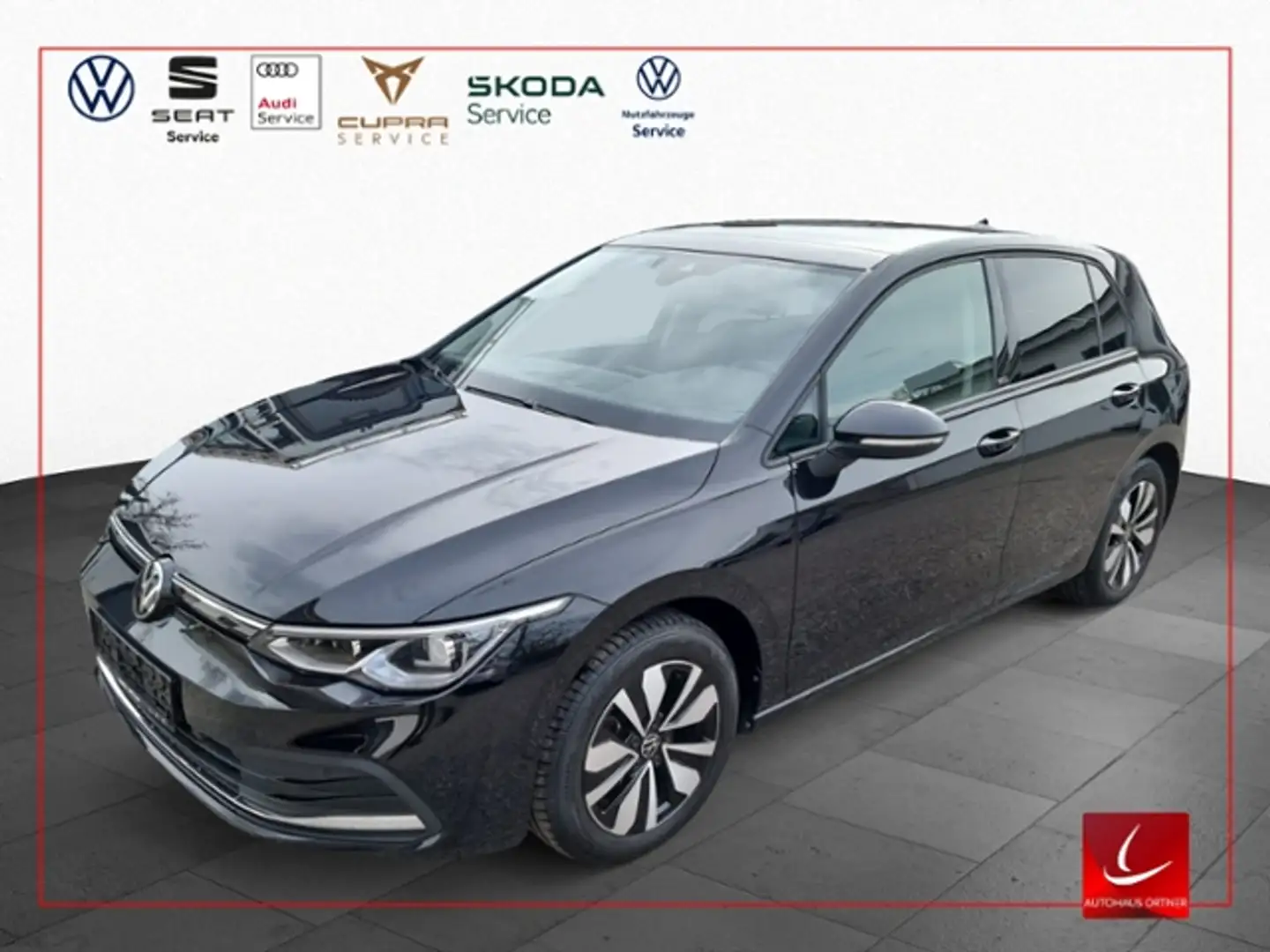 Volkswagen Golf 1,5 l eTSI MOVE IQ.DRIVE STHZG KAMERA AHK NAVI PA Schwarz - 1