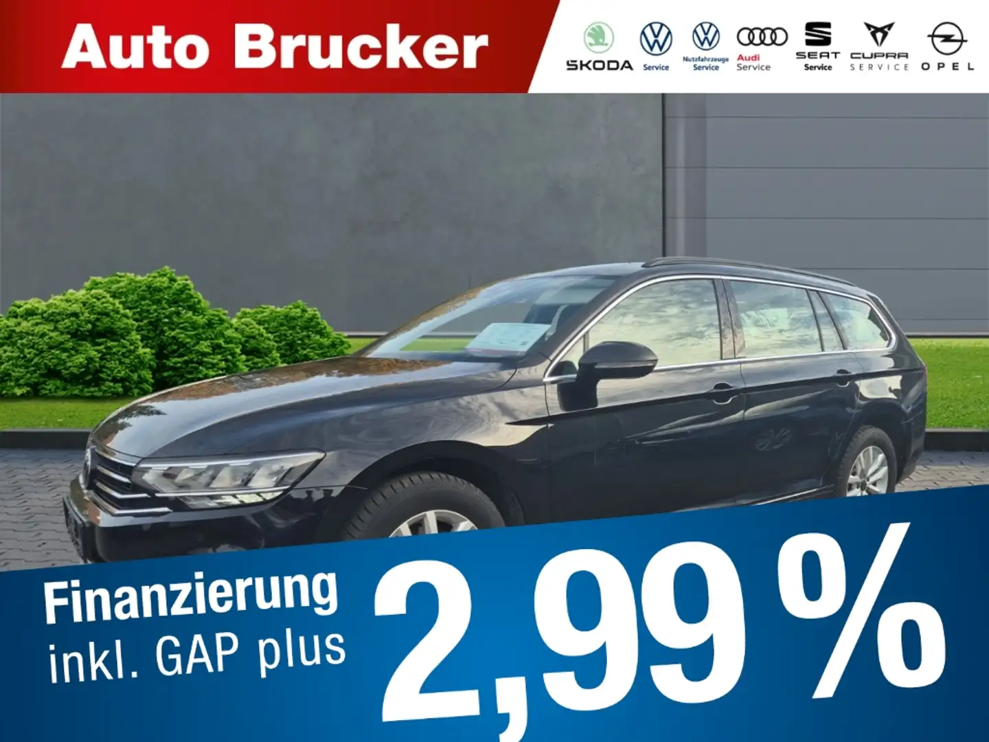 Volkswagen Passat Variant Business 2.0 TDI+Alufelgen+Navi+Sitzheizun Schwarz - 1