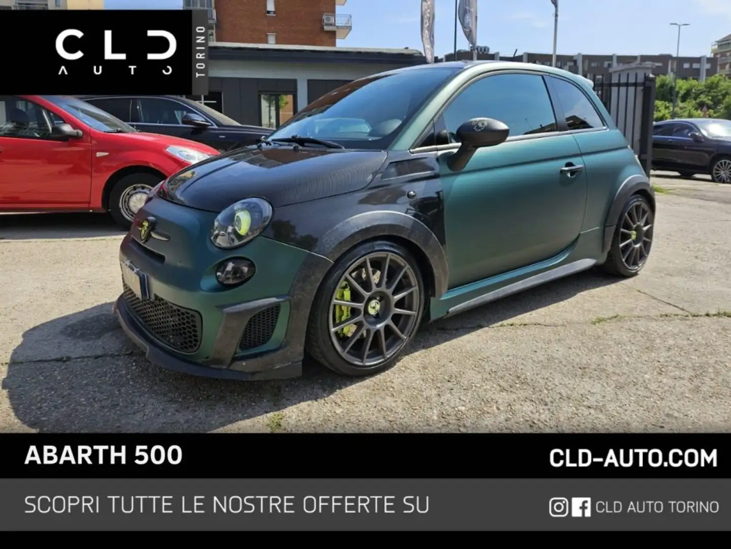 Abarth 500 1.4 Turbo T-Jet Verde - 1