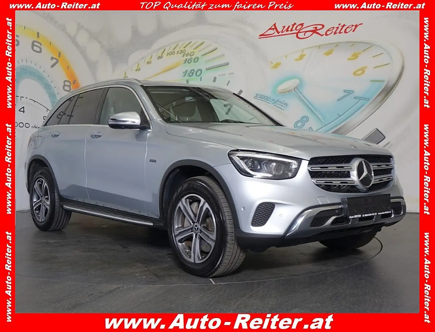 Mercedes-Benz GLC 300 de PHEV 4Matic *TEILLEDER, LED, NAVI, SPORTSITZE* Silber - 1