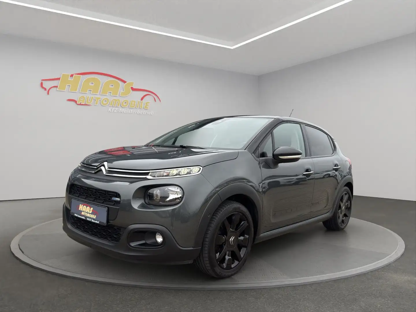 Citroen C3 Shine*Klimaautomatik*Tempomat*1.Hand* Grijs - 1