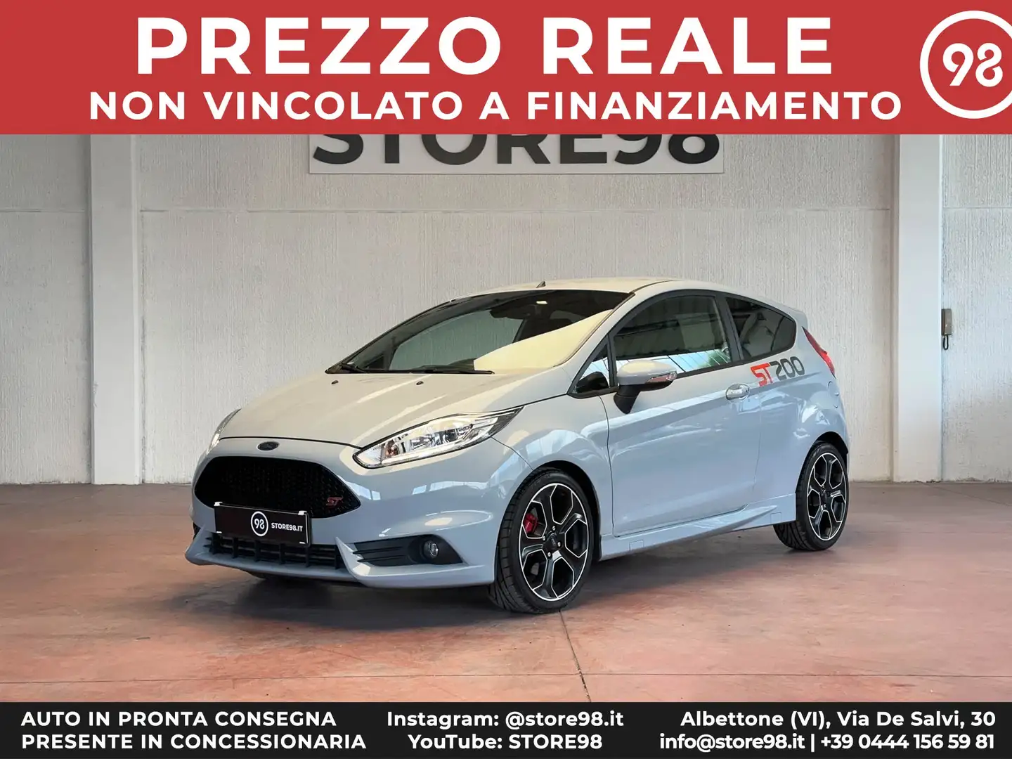 Ford Fiesta 3p 1.6 ST 200cv *EDIZIONE LIMITATA/FULL OPTIONAL* Grigio - 1