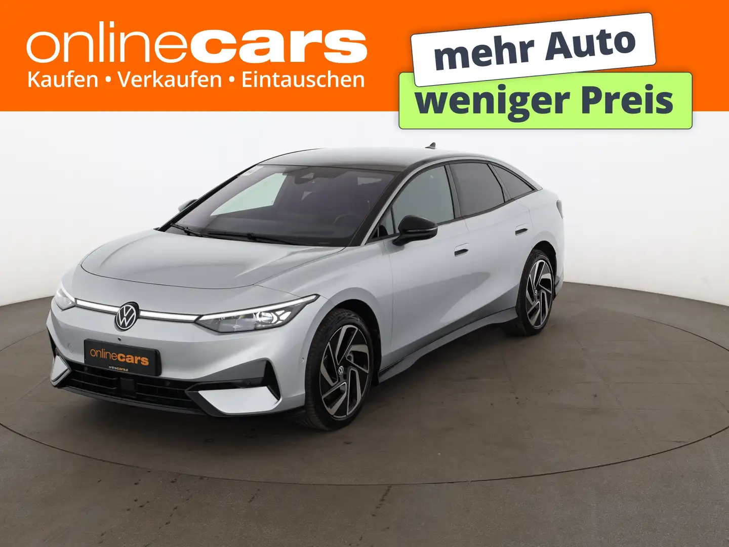 Volkswagen ID.7 Pro 77kWh Aut MATRIX 360-CAM HEAD-UP RADAR Silber - 1