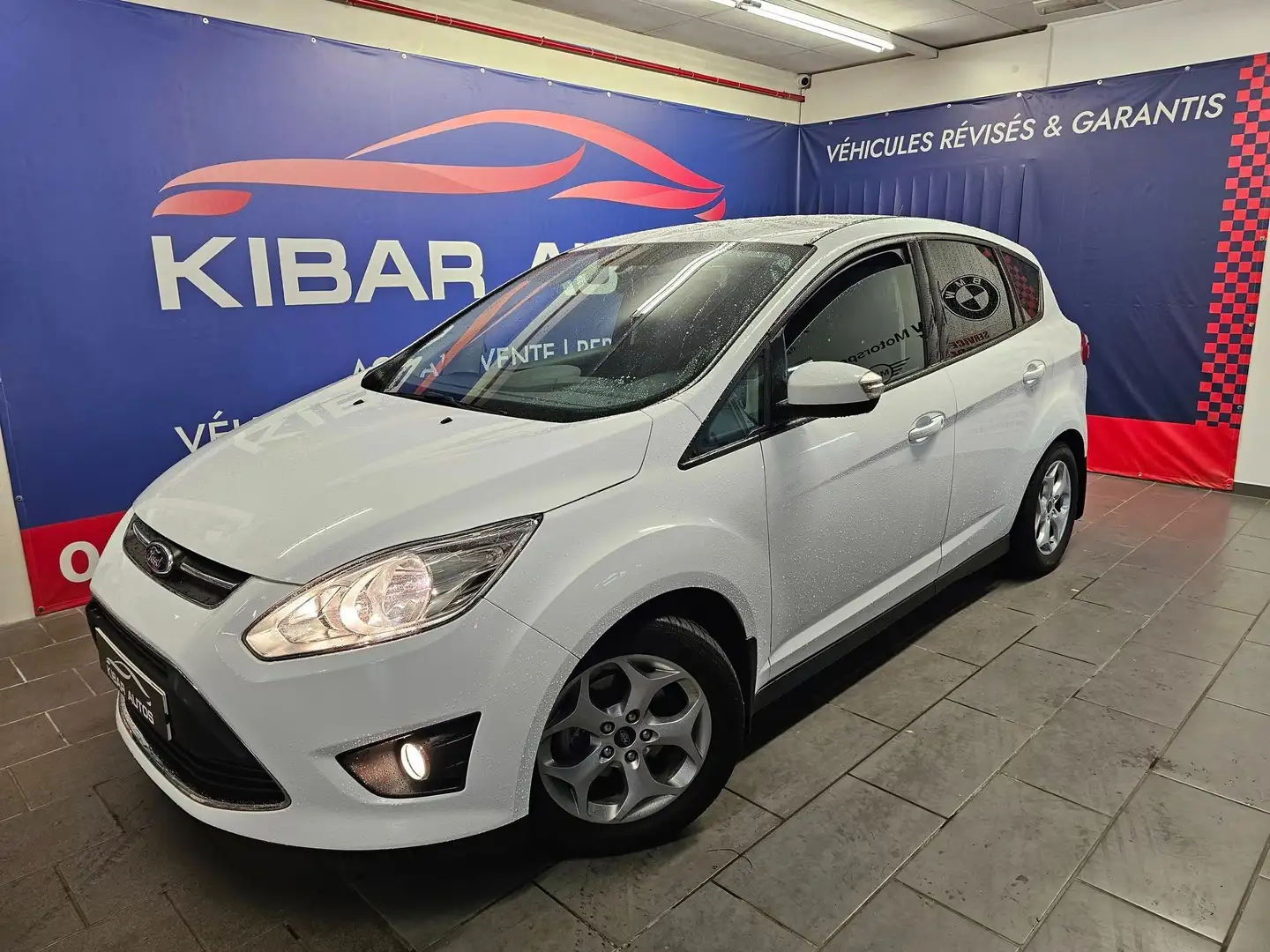 Ford C-Max 1.6 TDCI 115CV*ATTACHE*RADAR*GARANTIE 12 MOIS Blanc - 2