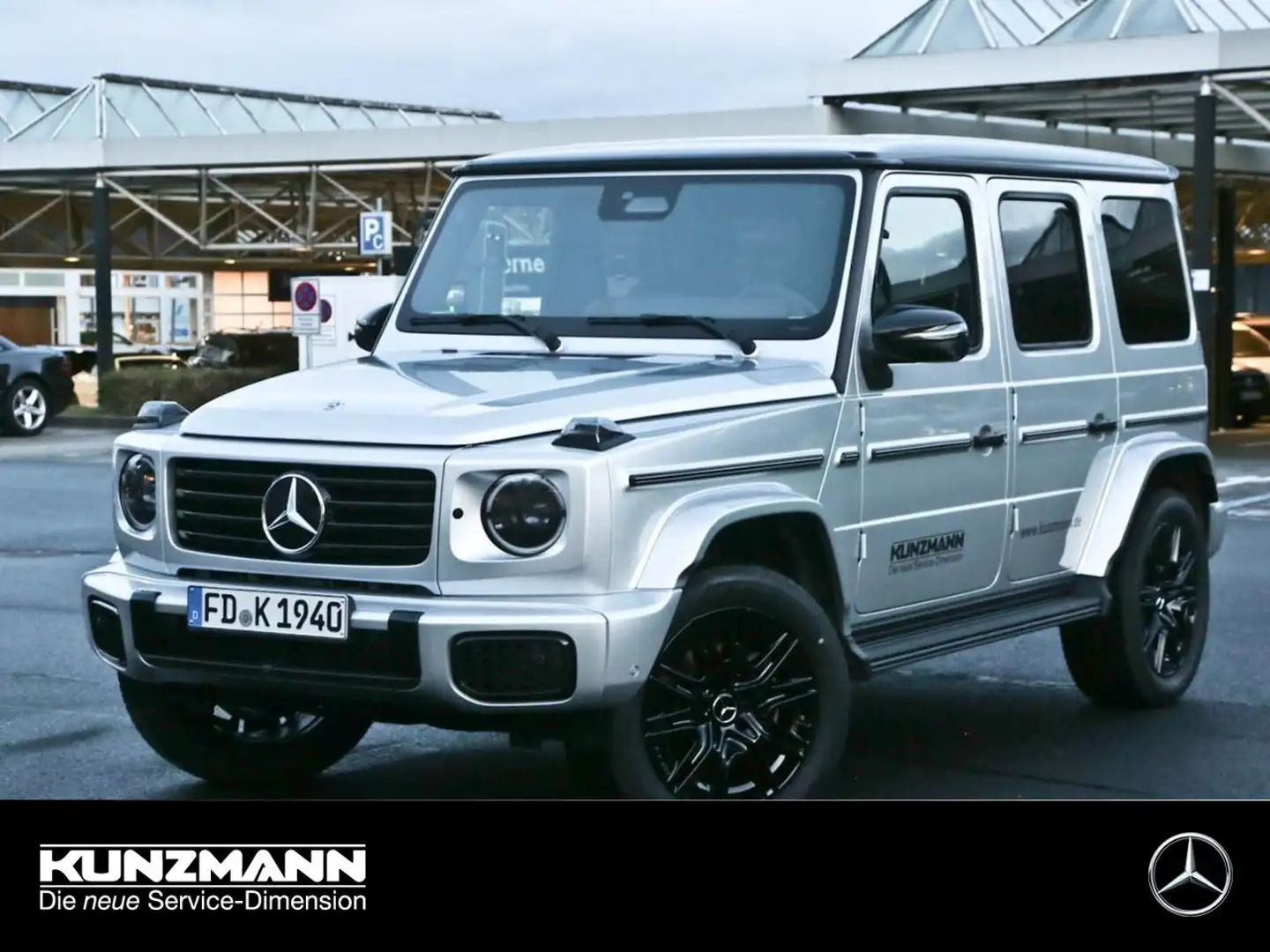 Mercedes-Benz G 450 d Night Schiebedach Distronic Standhzg AHK Srebrny - 1