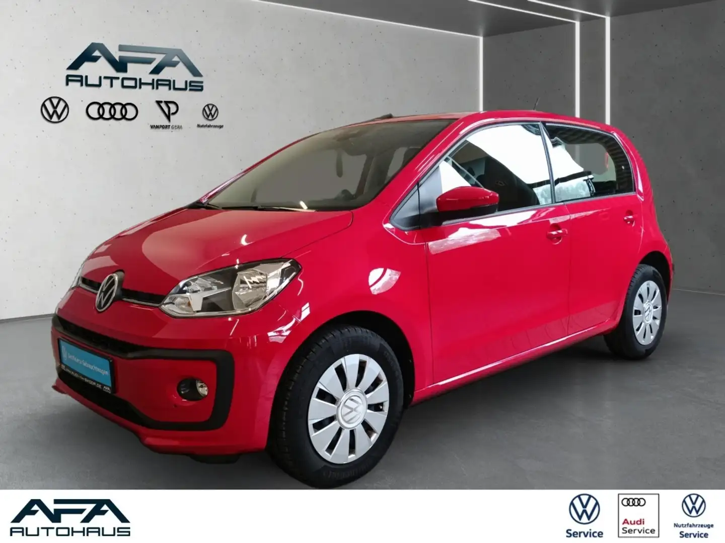 Volkswagen up! 1.0 Move Up! Klima*RearView*Tempomat*SHZ Rouge - 1