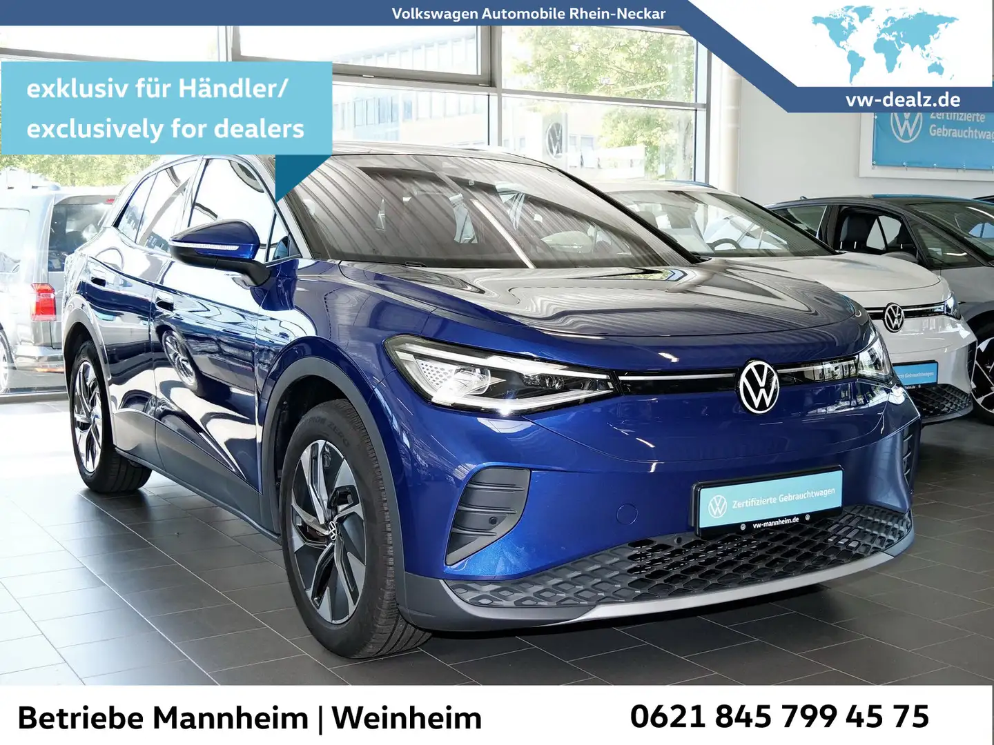Volkswagen ID.4 Pure 125kW GAR2030 Navi PDC IQ Light Wärmep Blau - 2