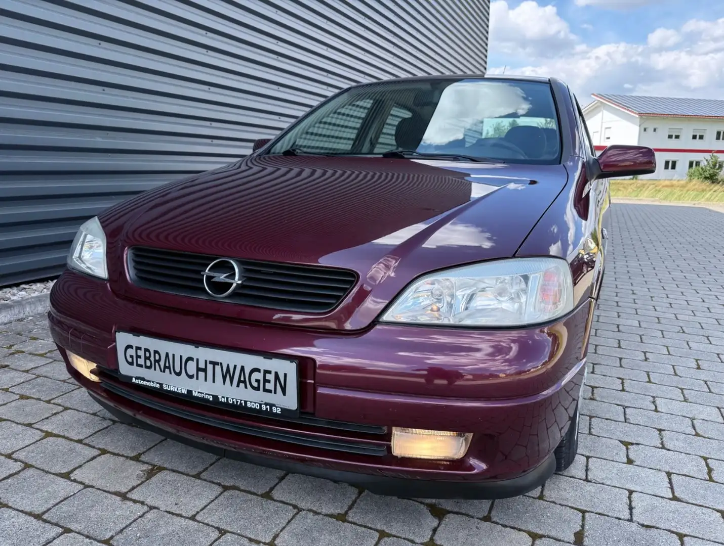 Opel Astra G 1.6 Ltr.- 16V Edition/Klima//TÜV:neu Paars - 1