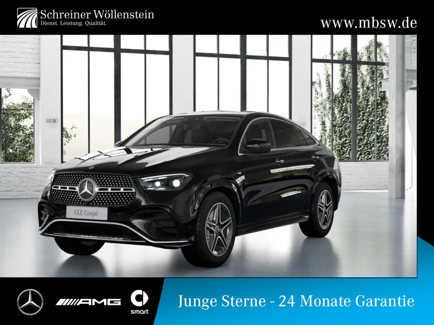 Mercedes-Benz GLE 400 e 4M Coupé AMG*PANO*AHK*AIMATIC*360°KAM* Schwarz - 1